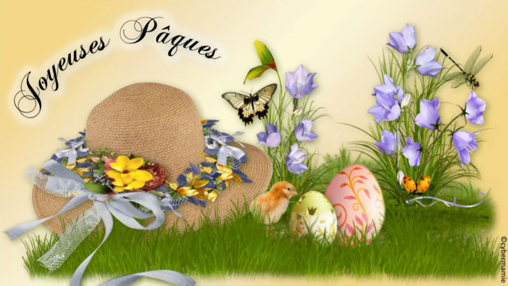 Cartes virtuelles animées gratuites Pâques - joyeuses paques